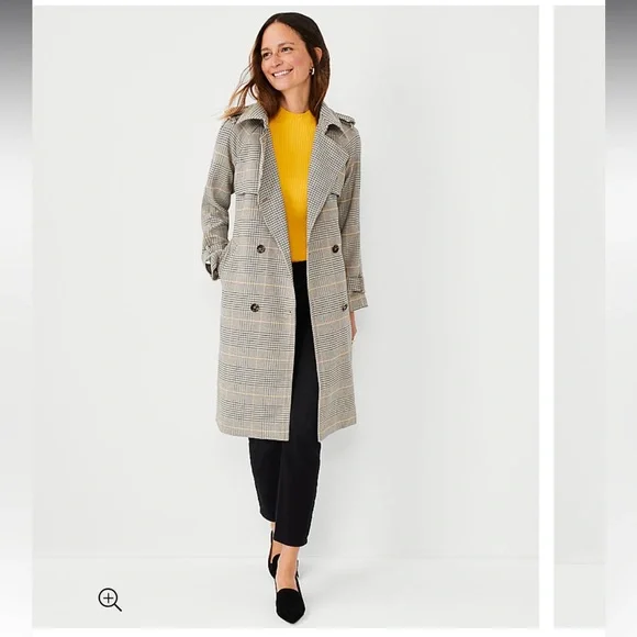 Ann Taylor Jackets Coats Nwt Ann Taylor Tan Black Yellow